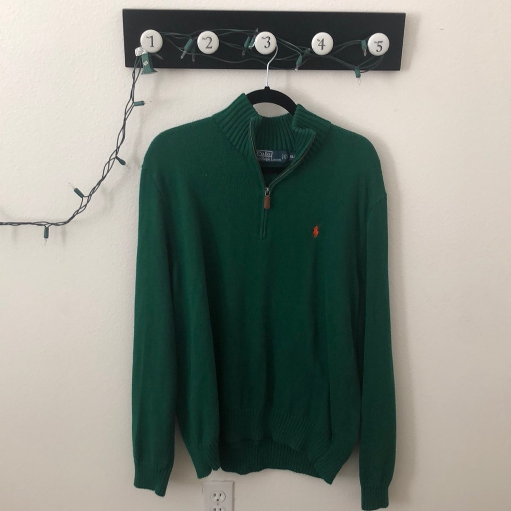 GREEN RALPH LAUREN SWEATER